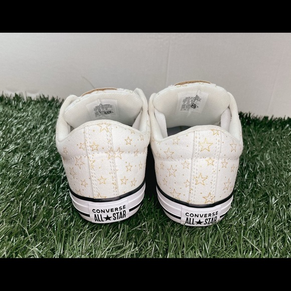 Converse Chuck Taylor AS, Street Slip, White Gold Kids Sneakers. - Picture 5 of 7